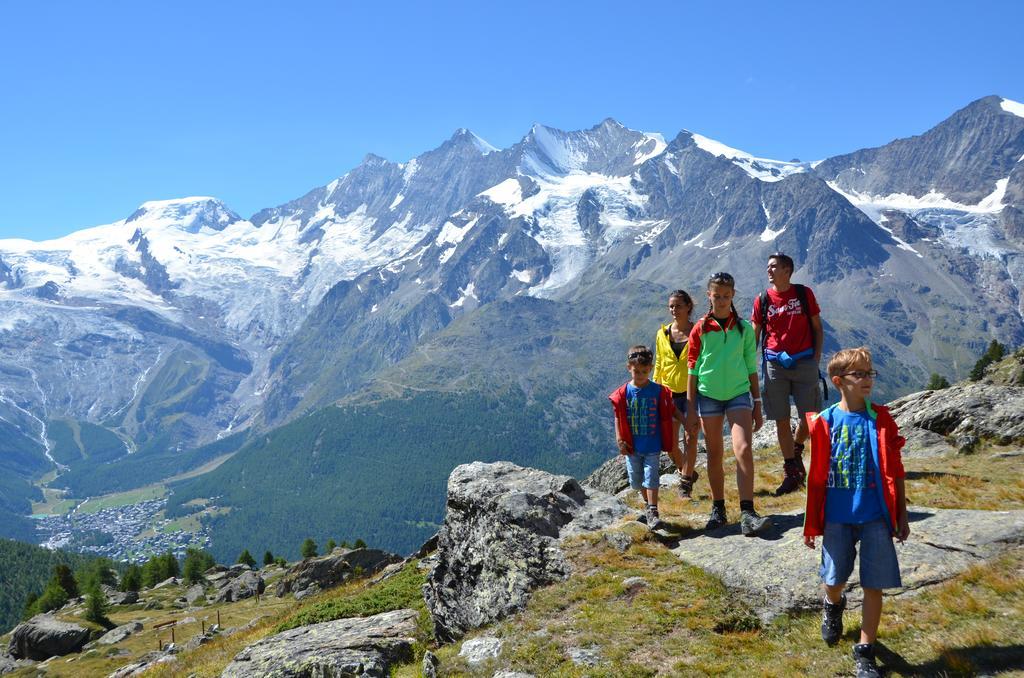 Hotel Garni Domino Saas Fee Kültér fotó
