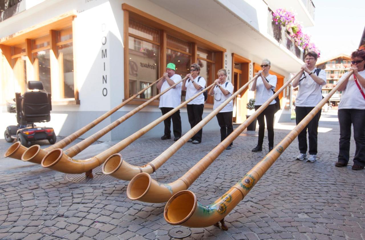 Hotel Garni Domino Saas Fee Kültér fotó